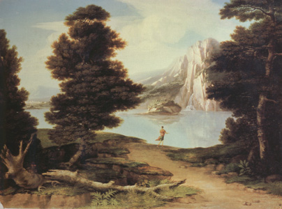 Washington Allston Landscape with a Lake (nn03)